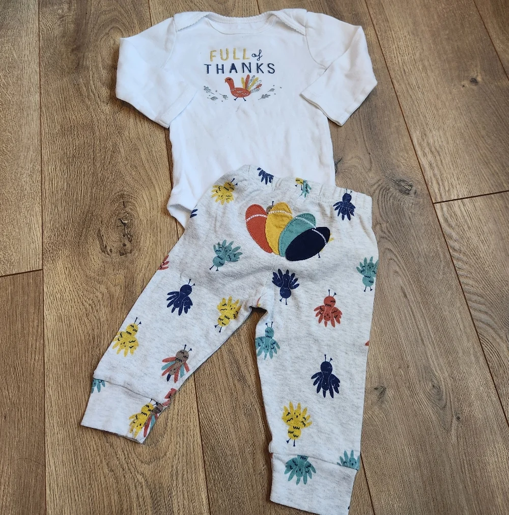 Carter's 9m Thanksgiving Outfit